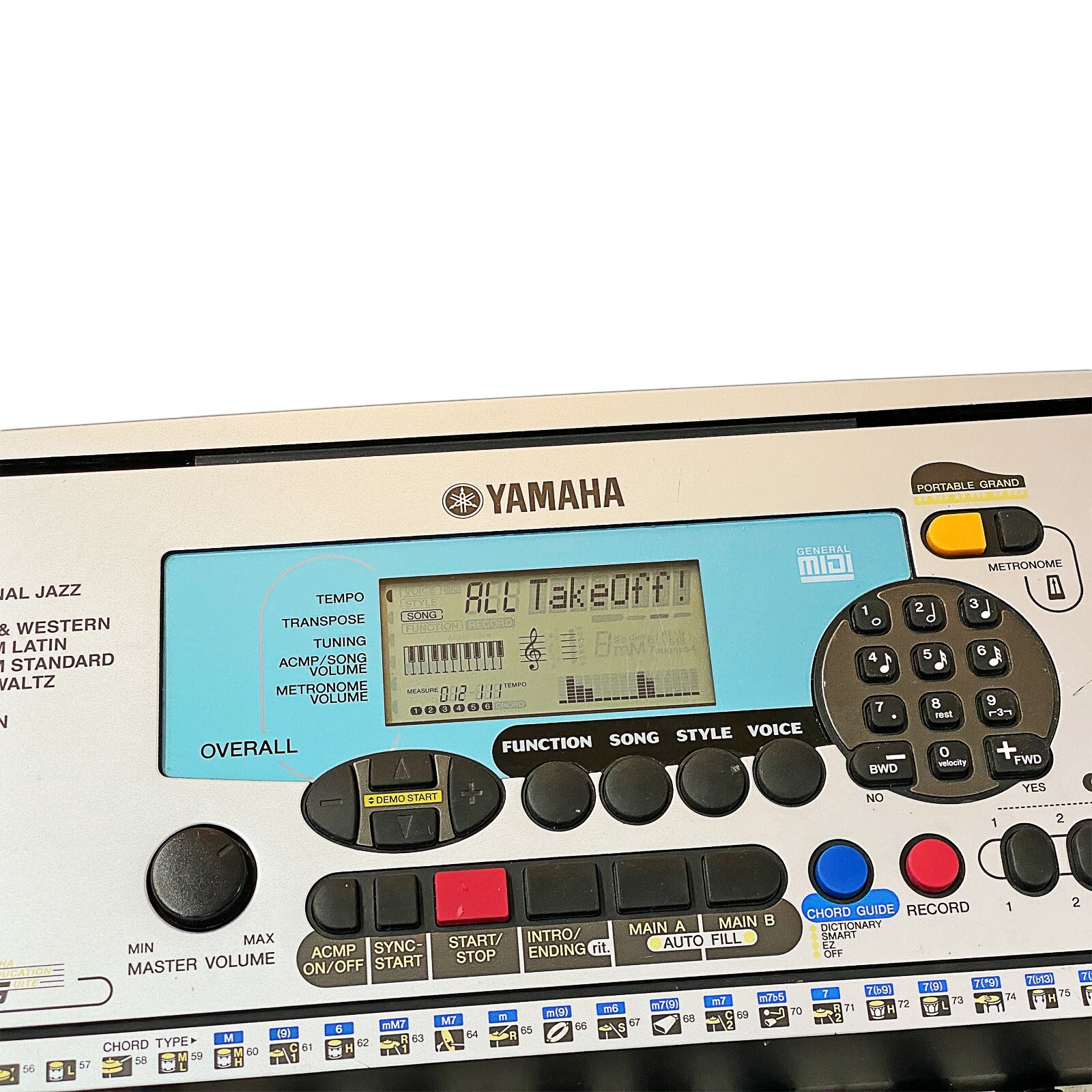 Neuer Gegenstand Yamaha psr225gm 61key Touch Reaktions