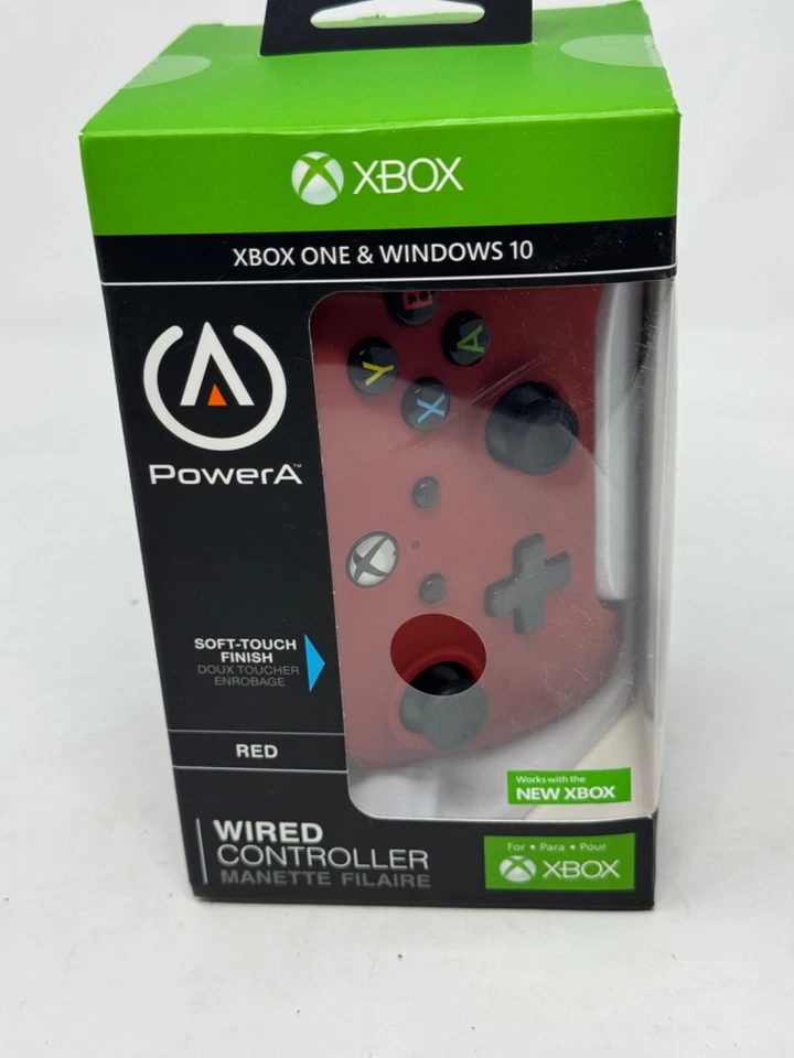 Power A Controller 1511648-01 Red Wired Xbox One Controller - Image 2 of 4