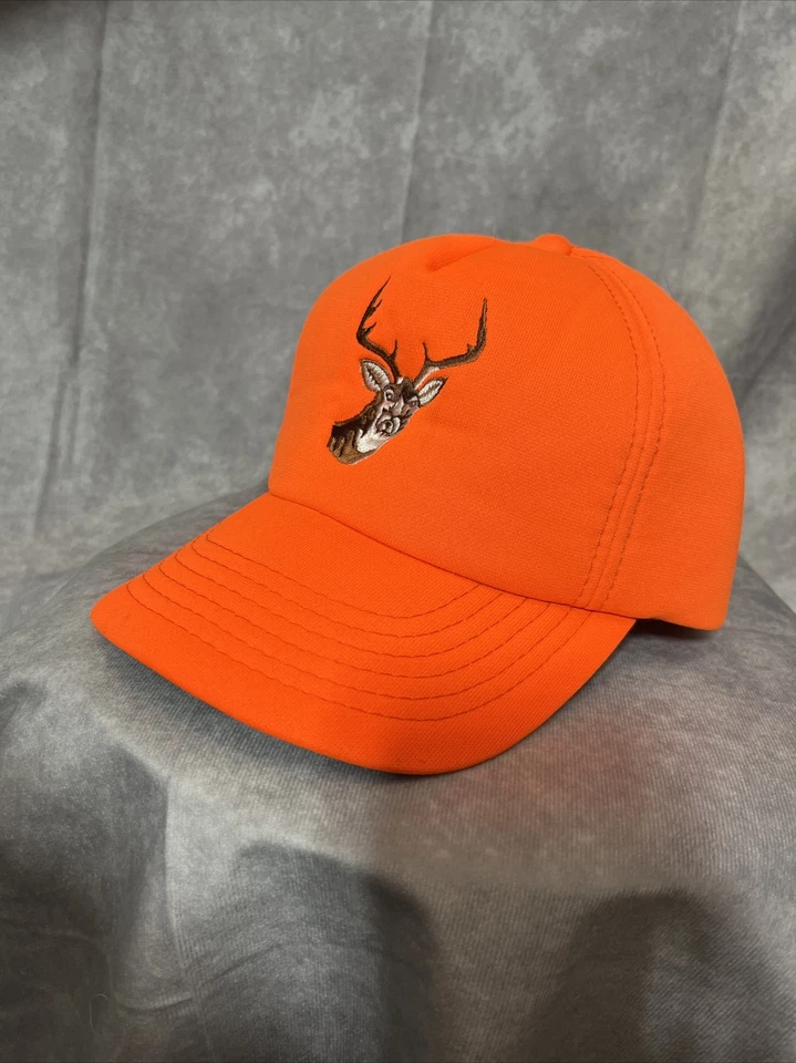Sombrero de ciervo Winchester de colección Buck caza naranja Youngan Snapback hecho en Corea Foto 3 de 4