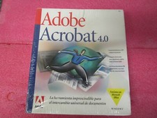 Adobe Acrobat 4.0 Standard Full Install PDF Windows Big Box, Spanish