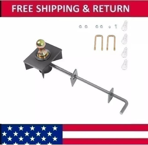 Gooseneck Trailer Hitch Hook Flat Bed Kit w/ 2-5/16" Ball Universal 30,000 lbs