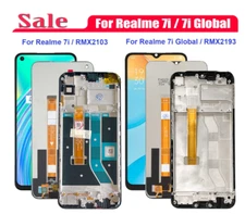 For Realme 7i Global RMX2193 LCD Display Touch Screen Digitizer Assembly Black