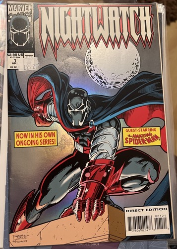 NightWatch Vol.1 #1 Marvel Comics HOLO/FOIL Edition April 1994 ERSTAUSGABE MCU