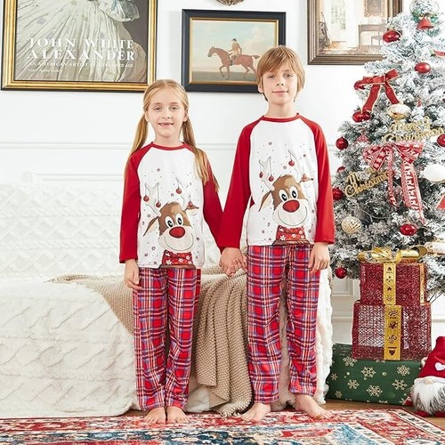 Pigiama Famiglia Natale OAKFashion Abbinato Bambini Taglia 6 - Foto 1 di 2