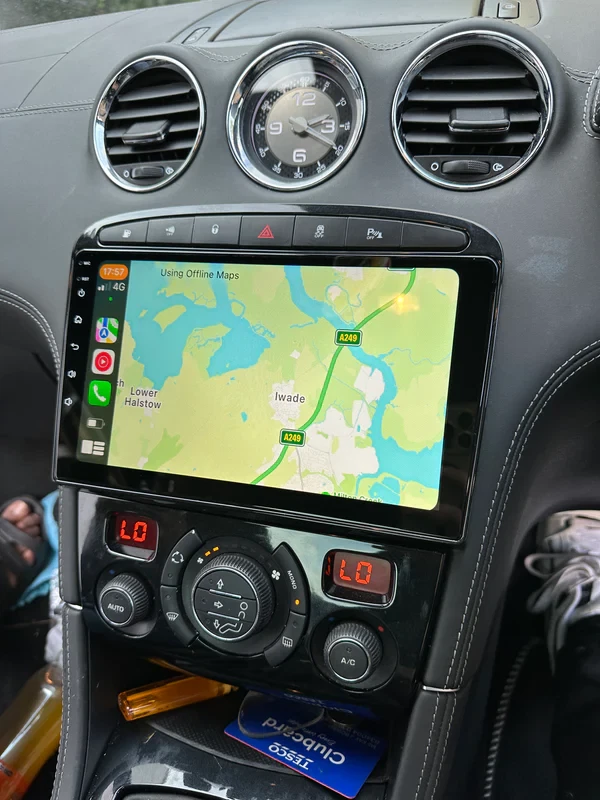 Kit de radio estéreo de coche inalámbrico Carplay Android para Peugeot RCZ/308 2008-2014 Foto 2 de 4