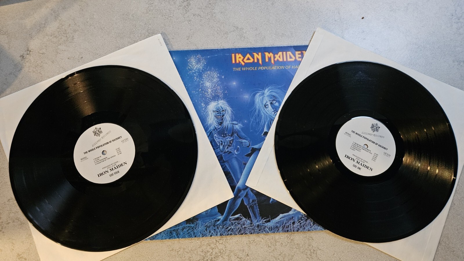 Iron Maiden Double LP THE WHOLE POPULATION OF HACKNEY eBay