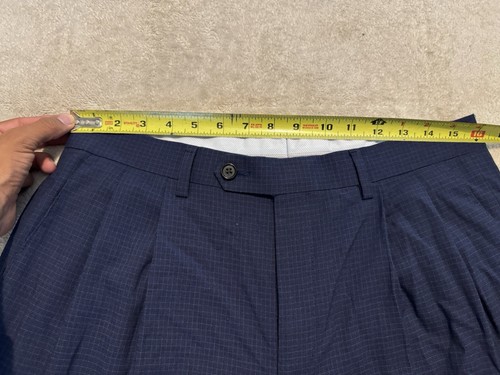 Lauren Ralph Lauren Pants Mens 33x30 Blue Plaid Lightweight Cuffed - Bild 5 von 8