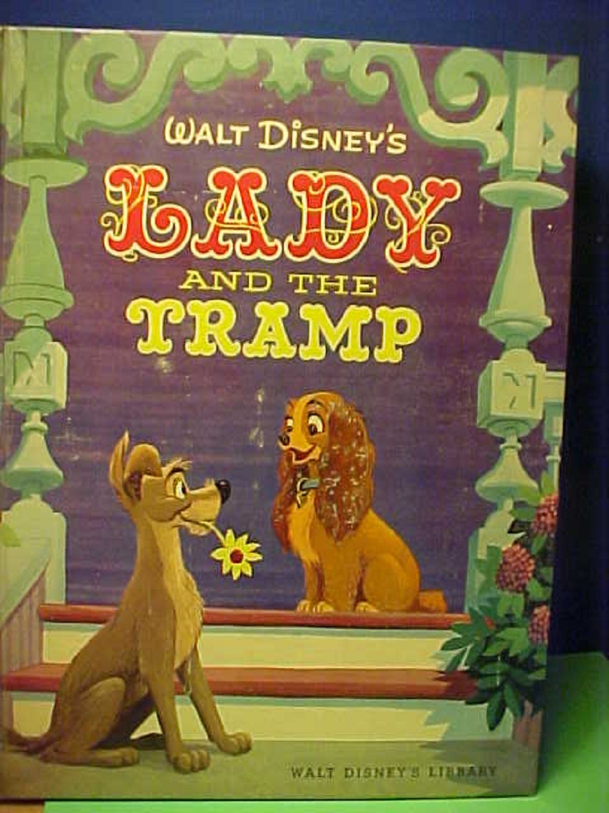 Lady and the Tramp 1955 Vintage Big Golden Book Version | eBay
