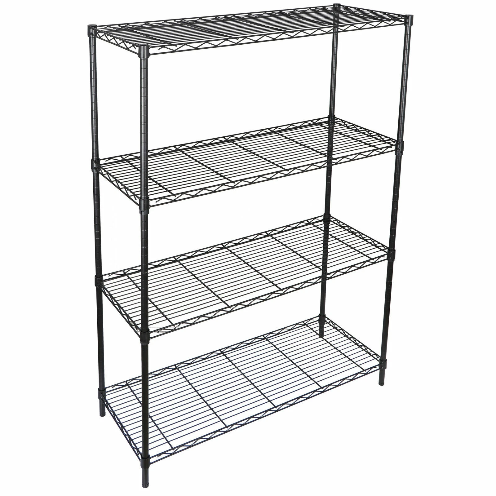 4-Tier Wire Shelving Rack Shelf Storage Metal Organizer Home-saving Kitchen