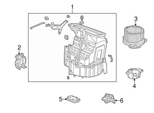Ventilador de montaje de motor genuino Honda 79310-S84-A01 Foto 2 de 2