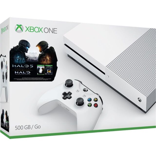 Microsoft Xbox One S Halo Collection Bundle 500GB White Console for sale  online