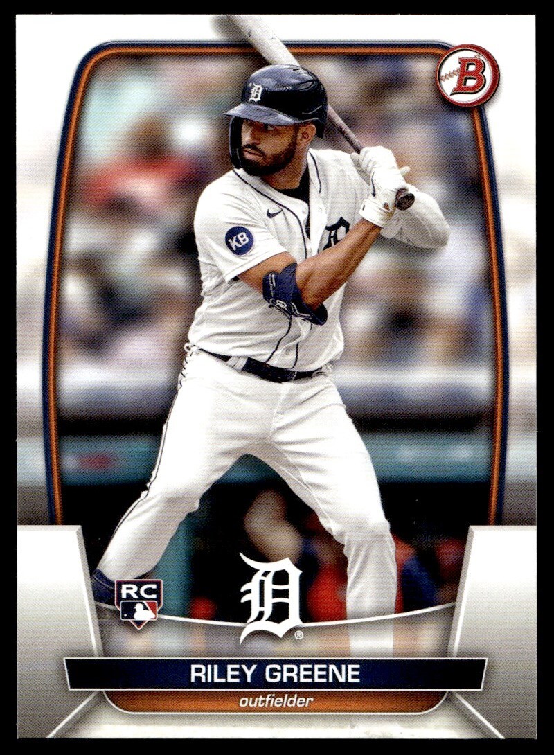 2023 Bowman Riley Greene Rookie G85 Detroit Tigers #90