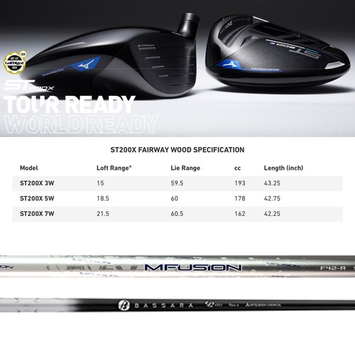 Mizuno ST200 X Men's & Ladies Fairway Woods - NEW! (Inc H/Cover) - Picture 9 of 9