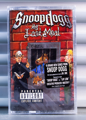 Snoopdogg The Last Meal Cassette Tape Sealed Hype Sticker RARE US 2000