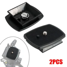 2Pack Tripod Quick Release Plate Screw Adapter Mount Head for DSLR Fast Camera