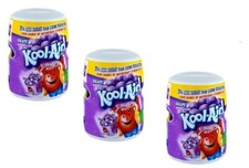 Kool-aid Grape Soft drink Mix 19 Oz Container(Pack of 3)