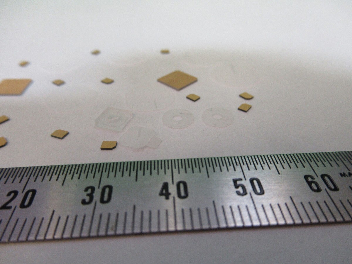 LOT BLANKS PIEZOELECTRIC QUARTZ CRYSTAL X-Y-CUT GOLD COATED PIEZO