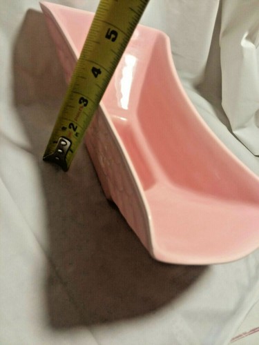 Keramik Vase Belvedere of Calif. 1956 Pink Scallop MCM Vintage Übertopf Blumen - Bild 9 von 12