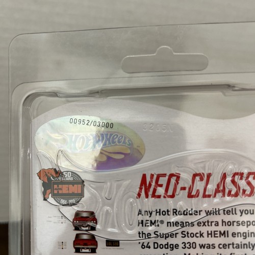 Hot Wheels RLC Neo-Classics - Series 13 - '64 Dodge 330 #952/3000 - Picture 6 of 6