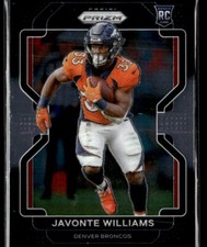 2021 Panini Chronicles Prizm Black Javonte Williams Rookie Denver Broncos #PB-23
