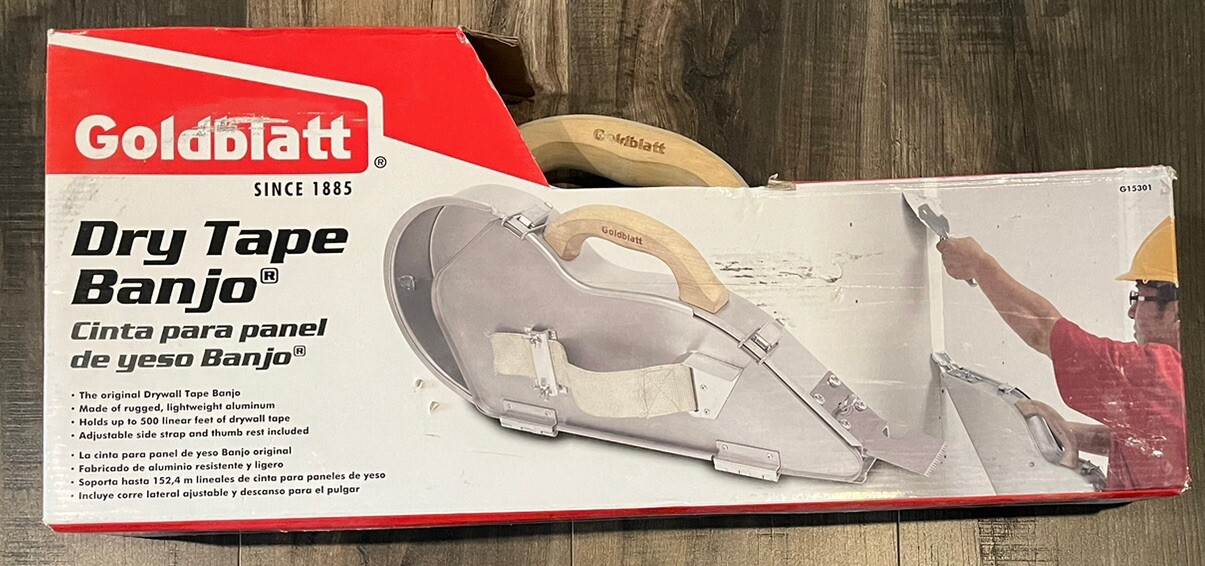 Goldblatt Wet Tape Banjo Drywall Taper Taping Mud Machine eBay