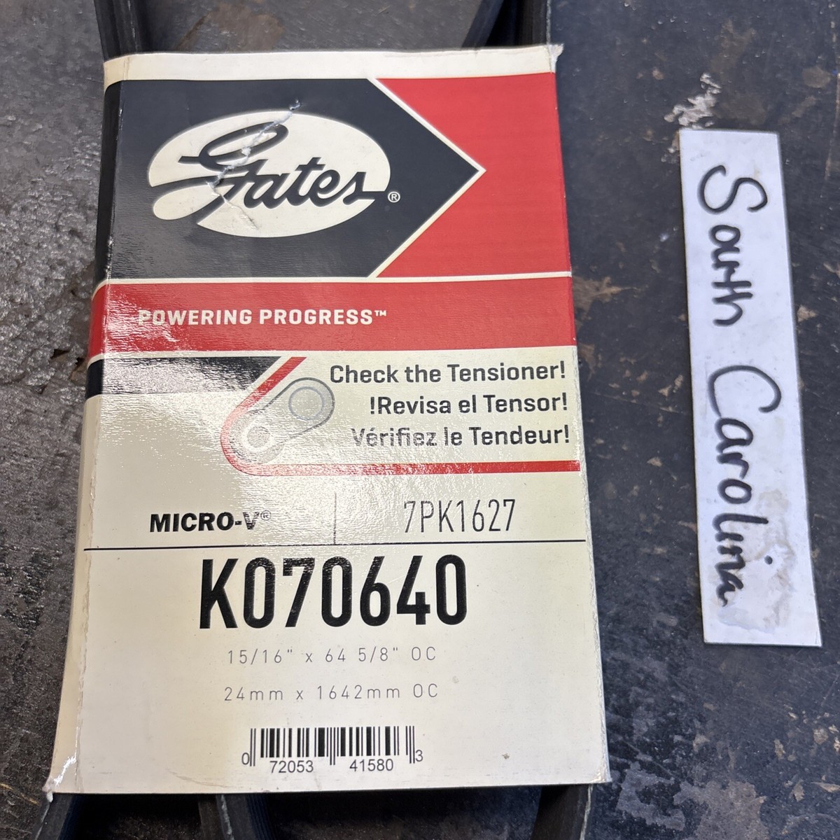 Serpentine Belt-Premium OE Micro-V Belt Gates K070640 | eBay