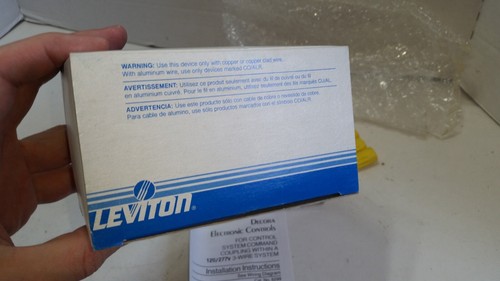Leviton 6299 Decora ponte segnale accoppiatore sistema di controllo elettronico 120/277 VAC - Foto 2 di 3