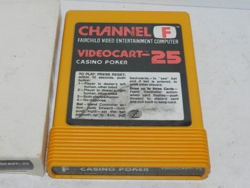Fairchild Channel F VideoCart Collection Game Complete CIB - U Pick Title Games - Picture 28 of 28