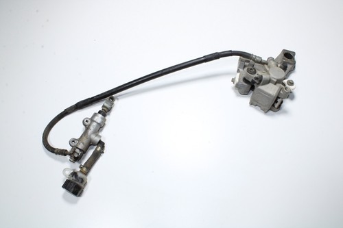 2000 00 KX250 KX 250 Rear Brake Caliper Bracket Holder Master Cylinder Line U12