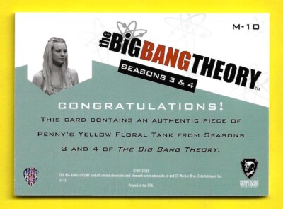 The Big Bang Theory Season 3 & 4 Wardrobe M-10 Kaley Cuoco as Penny