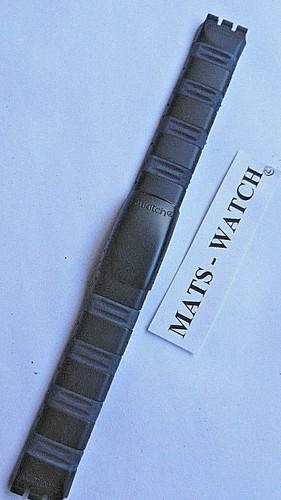 SWATCH+FALTSCHLIESSENBAND+ALU+IRONY BIG+AYGB400AG DARK MOON+17mm+NEU/NEW - 第 1/1 張圖片