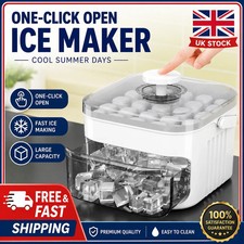 Portable Ice Maker Machine with One-Touch Press Double Layer 48 Ice Cube Maker