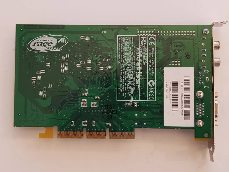 ATI Rage 128 Pro / Rage Fury Pro AGP 32MB RAM - Image 2 of 2