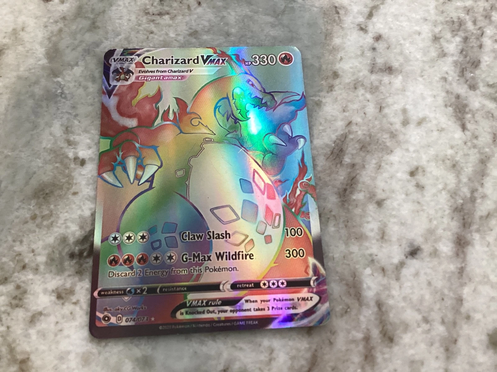 Charizard VMAX (Secret) 074/073 Champions Path Holo