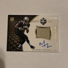 2016 Panini Limited - Rookie Patch Autographs Michael Thomas #110 /299