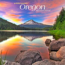 BrownTrout,  Oregon Wild and Scenic 2026 Wall Calendar, 12'' X 12'', 16-Month Ca