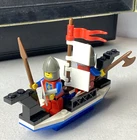 Lego Castle 6017 King's Oarsmen  Complete w/ 1 Broken Sail
