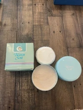 Rare Vintage Mem Heaven Sent Perfume Perfumed Dusting Body Powder NIB Scent