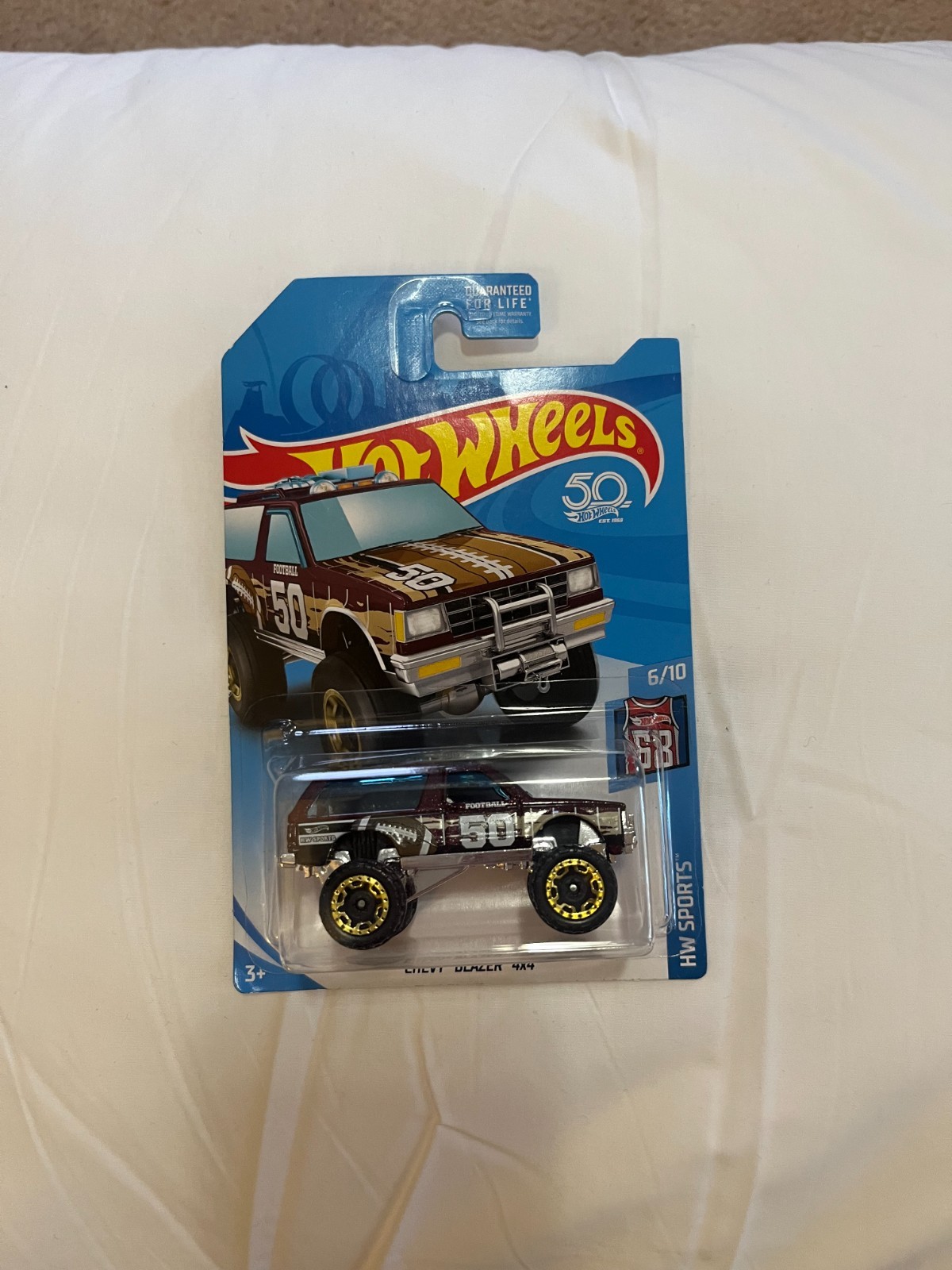 2018 Hot Wheels Kmart Exclusive CHEVY BLAZER 4x4 in Brown! HW Sports Football