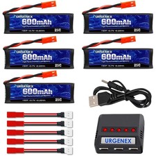Advanced 600mAh 3.7V Lipo Batteries for UDI Drones – Long Cycle Life & Charger