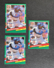1991 Donruss Andre Dawson Card #435 (3 Card Lot)