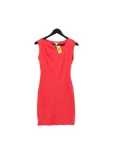 Mango Bodycon Midi Dress XS in Red