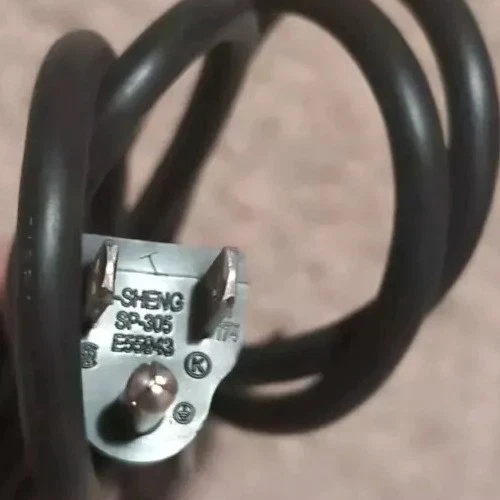 I-Sheng 3-Prong SP-305 Computer Power Cable Cord 6' Cord 10A 125V E55943 - Image 2 of 4