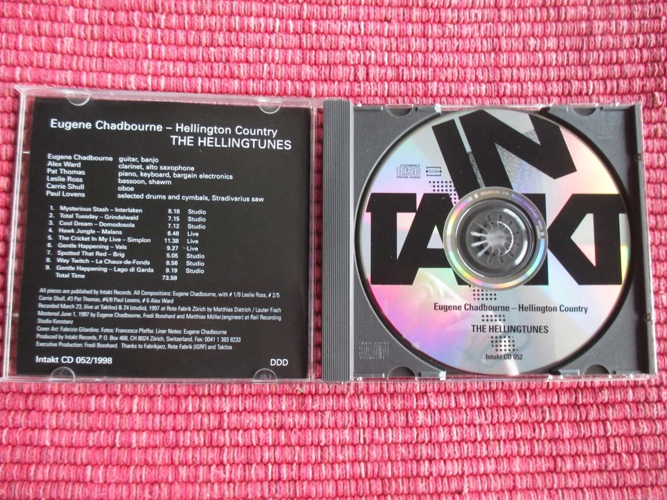 EUGENE CHADBOURNE - The Hellingtunes - CD Switzerland 1997 - Bild 3 von 3