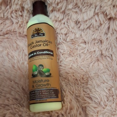 Pure Naturals Black Jamaican Castor Oil, 8 oz Leave In Conditioner