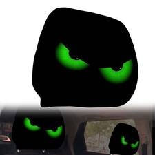 2PCS Ghost Face Headrest Covers, 2026 New Scary Headrest Covers for Cars