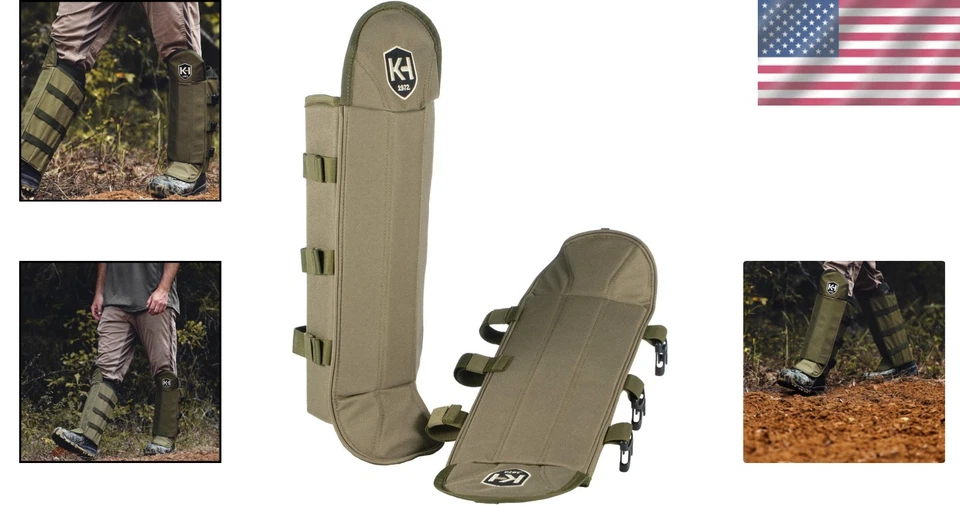 Polainas de serpiente versátiles de talla única: ligeras y a prueba de espinas para todo el aire libre Foto 2 de 4