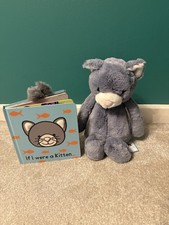 Jellycat If I Were A Kitten Board Book And Bashful Kitten Original