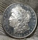 1884-o Morgan Silver Dollar BU Details Cameo With Mirrors