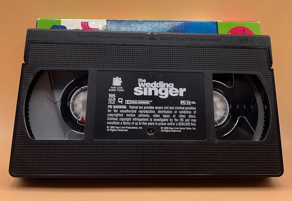 The Wedding Singer VHS 1998 Adam Sandler Drew Barrymore **Buy 2 Get 1 Free** - Image 3 of 3